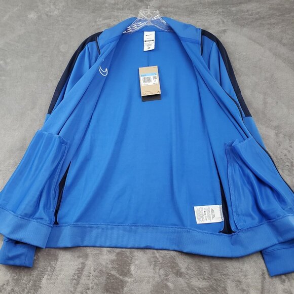 Nike Womens Academy Track Jacket Medium Royal Blue Dri-FIT Soccer DR1686-463 - Picture 4 of 10